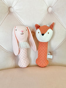 Pink Bunny Rattle