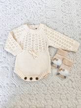 Load image into Gallery viewer, Cotton Sweater Romper
