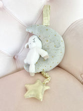 Load image into Gallery viewer, Plush Lamb &amp; Moon Musical Mobile
