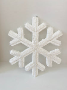 Fuzzy Snowflake Ornament