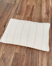Load image into Gallery viewer, Pink Stripe Lumbar Pillow
